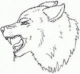 Wolf Outline Drawing Head Face Easy Coloring Clipart Drawings Clip Deviantart Library Howling Animals Cliparts Lineart Print Cliparting Color Tattoo sketch template