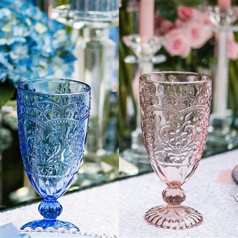 Party Rental Vintage Inspired Glass Water Goblet Sw Florida