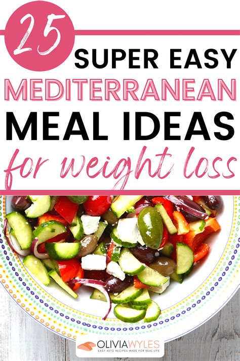 mediterranean diet recipes  weight loss healthy diet plans diet