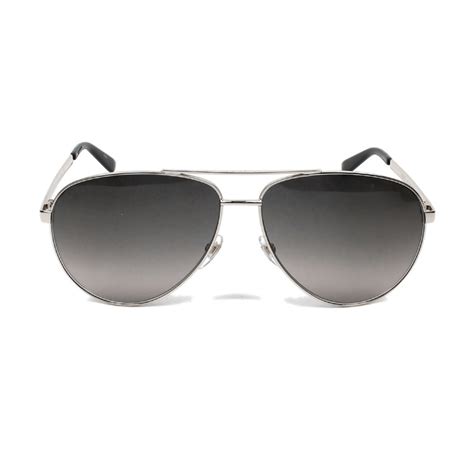 Men S Classic Pilot Aviator Sunglasses Silver Gucci Touch Of Modern