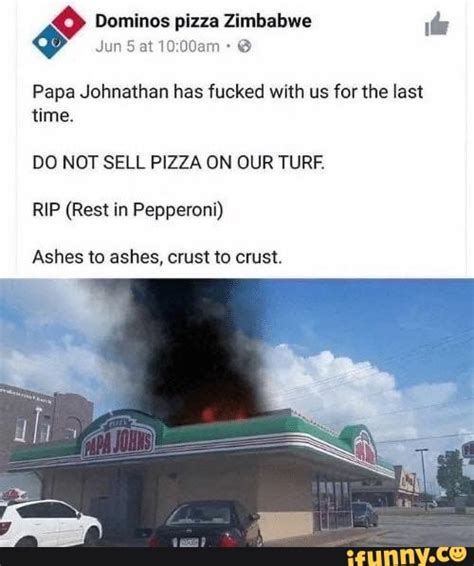 dominos pizza zimbabwe   papa johnathan  fucked      time   sell