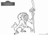 Rafiki Lion Guard Coloring Pages Printable Kids sketch template