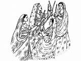 Coloring Indian Woman Adult Tradition Pages Bollywood Sail India Dance Adults Coloriage Colouring Printable Dessin Adulte Outline Drawings Indiennes Nggallery sketch template