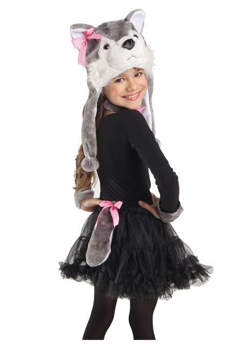girls wolf costume kit