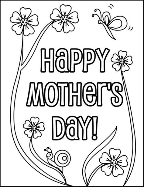mothers day activities crafts ideas  kids mothers day coloring
