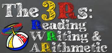 The 3rs Reading Writing And Arithmetic