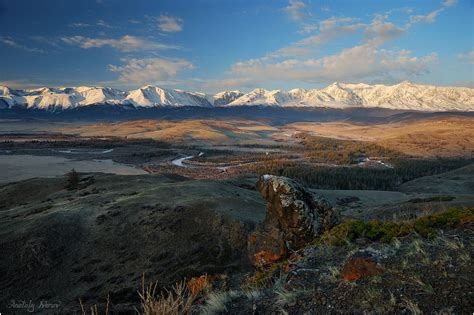 The Kurai Valley Southern Russia Near The Mongolian