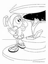 Coloring Pages Marvin Martian Color Cartoon Character Printable Sheets Kids Found sketch template