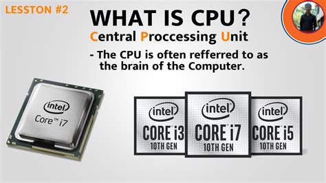 Lesson 2 What Is Cpu Central Processing Unit Youtube