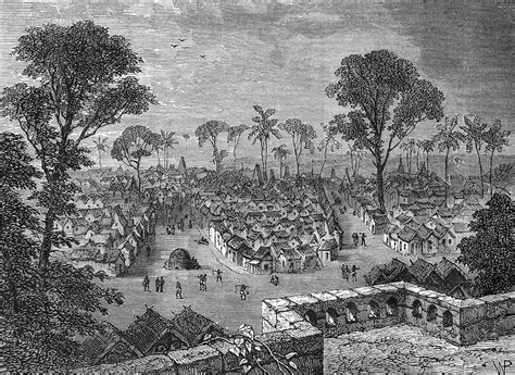 kumasi ghana west africa capital drawing  mary evans picture library fine art america