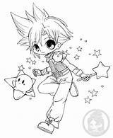 Yampuff Coloring Pages Chibi Cloud Fantasy Final Food Kirby Girls Deviantart Girl Anime Strife Template Edit sketch template