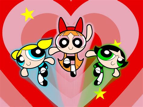 Powerpuff Girls Animated Television Serieson Girls With Superpowers