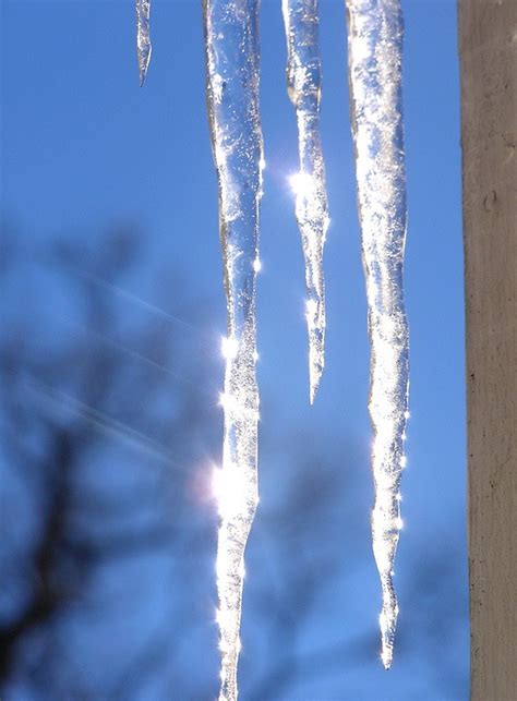 beautiful icicle