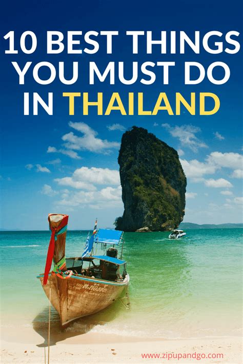10 Best Things To Do In Thailand Must See Zip Up And Go