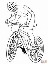 Coloring Bmx Pages Bicycle Library Cycling Printable sketch template