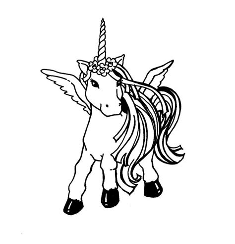 printable unicorn coloring pages  kids horse coloring pages