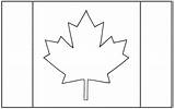 Canada Coloring Flag Kids Pages Canadian Getcoloringpages Animals sketch template