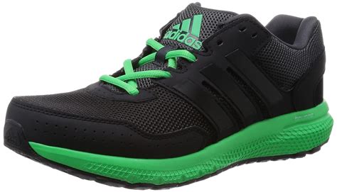 adidas ozweego bounce cushion  men  sneakers running shoes af black green  uk cm
