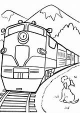 Treni Treno Pianetabambini Stampare Trenino Singolarmente Versione sketch template