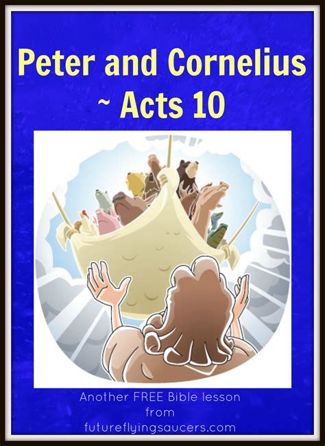 acts  peter  cornelius bible object lesson  kids bible