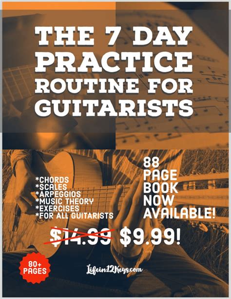 day practice routine  guitarists book sale life   keys guitarist guitar