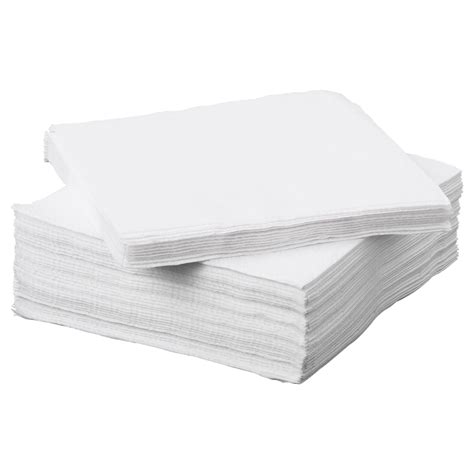 fantastisk paper napkin white  cm   ikea