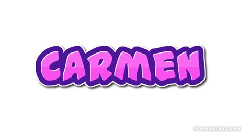 carmen logo outil de conception de nom gratuit à partir de texte