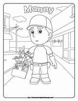 Coloring Pages Manny Handy Disney Handyman Sheets Cartoons Getcolorings Printable Kids Getdrawings sketch template