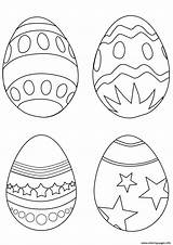 Easter Eggs Coloring Pages Simple Egg Printable Print Colouring Color Easy Book Drawing Template Sheets Supercoloring Line Designs Printables Online sketch template