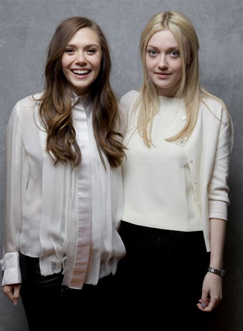 Elizabeth Olsen And Dakota Fanning — Pretty Ladies Of Very