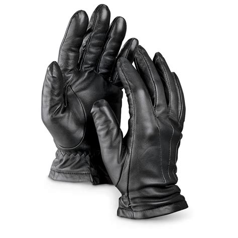 guide gear mens cashmere lined lamb leather gloves  gloves