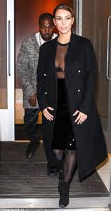 kim kardashian reveals cleavage as she heads out with