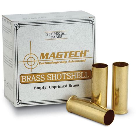 25 Rds Magtech® Loadable Brass Shotshells 12 Gauge 105820 Free