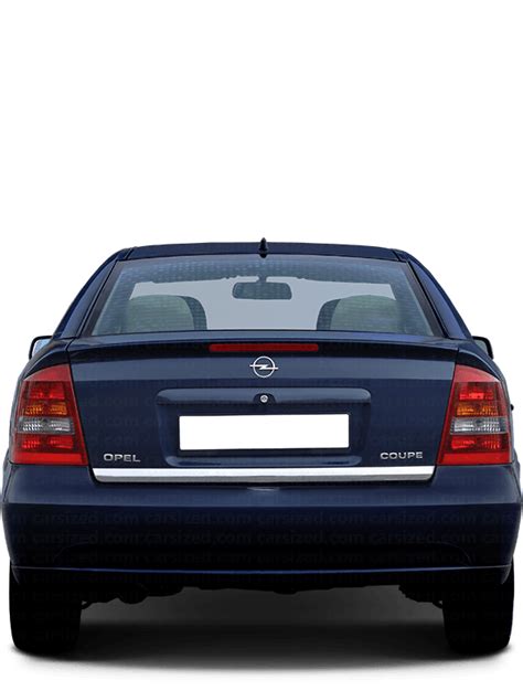opel astra   dimensions rear view