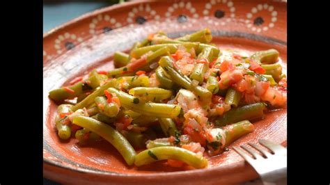 Ejotes A La Mexicana Mexican Style String Beans Youtube