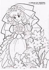 Coloring Books Shining Sunflower Vintage Pages Shoujo Color Colouring Choose Board sketch template