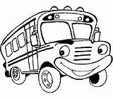 Bus School Coloring Pages Safety Getcolorings Color sketch template