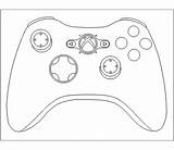 Xbox Controller Game Template Cake Coloring Drawing Pages 360 Printable Templates Games Birthday Cakes Playstation Party Photobucket Gaming Google Color sketch template