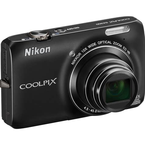 nikon coolpix  digital camera black  bh photo video