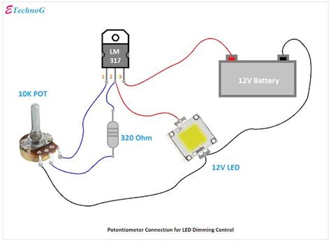 wiring  potentiometer  schematic diagram