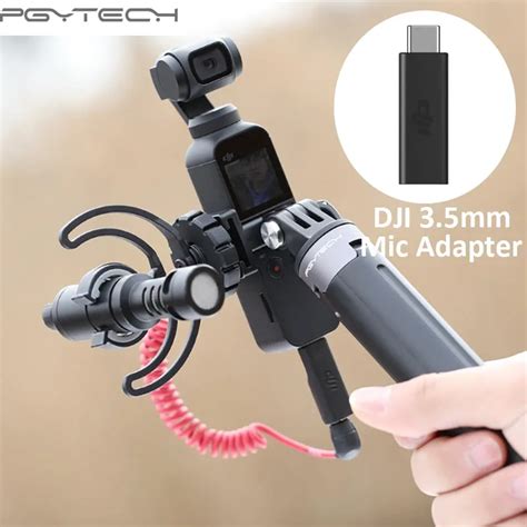 original osmo pocket mm adapter supports external mm microphone mic mount  dji osmo