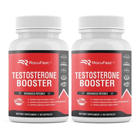 2 pack premium testosterone booster for men male enhancing pills
