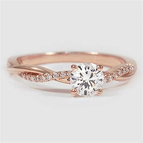 build   engagement ring single  diamond engagement ring filigree enga rose
