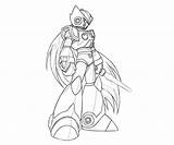Zero Megaman Mega Adults Capcom Coloringhome sketch template