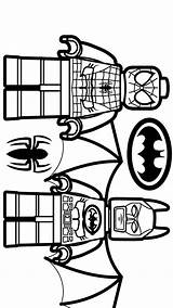Lego Batman Spiderman Coloring Pages Printable Kids Categories sketch template