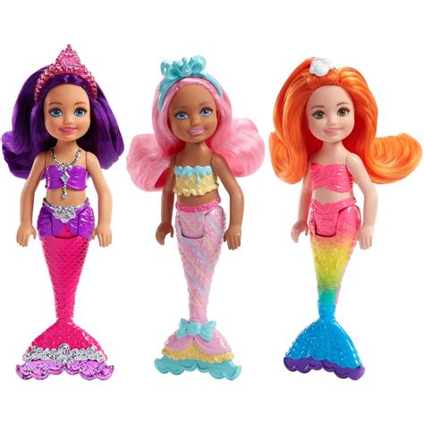 barbie dreamtopia chelsea mermaid doll styles  vary walmartcom