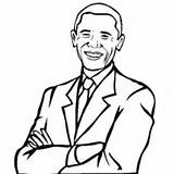 Obama Barack Coloring Drawing Cartoon Clip Michelle Awesome Printable President Getdrawings Clipart Pages Getcolorings sketch template