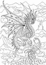 Coloriage Mandala Favoreads Sheets Animaux Smaug Wolf Detailed Epingle sketch template