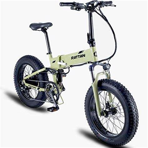 rattan fat bear   full suspension fat tire snow electric bicycle   ah lithium