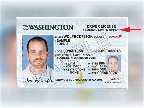 federal limits apply   mark standard issue drivers licenses